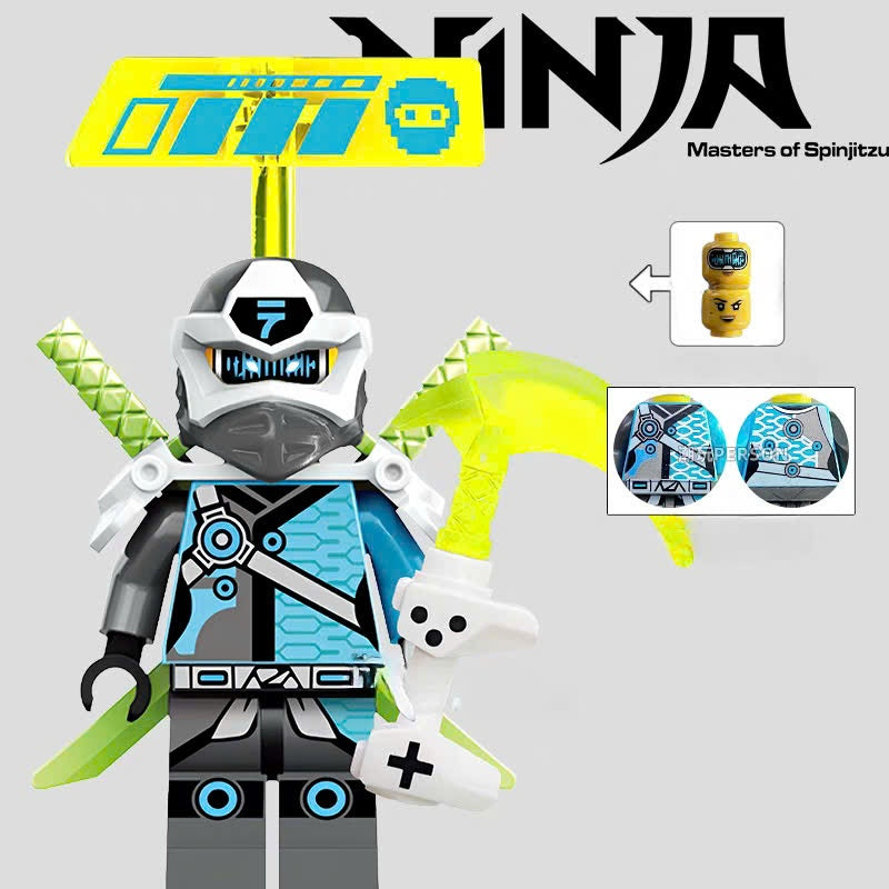 Digi Nya Custom Ninjago Figure