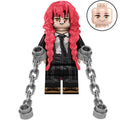 Makima Chainsaw Man Custom Japanese Anime Superhero Minifigure - Minifigure Bricks