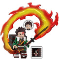 Tanjiro Kamado From Demon Slayer Custom Anime Minifigure - Minifigure Bricks