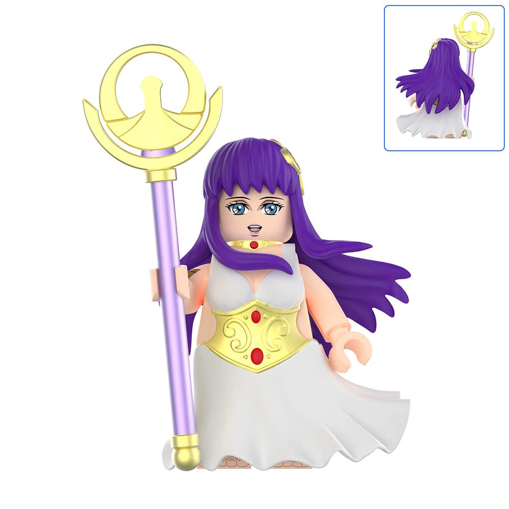 Saori Kido From Knights Of The Zodiac Custom Japanses Anime Minifigure