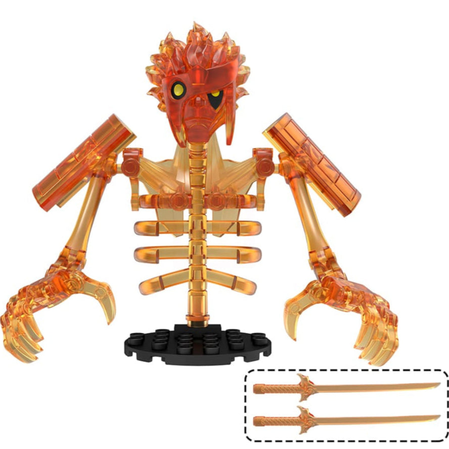 Susanoo Orange Custom Anime Large Minifigure