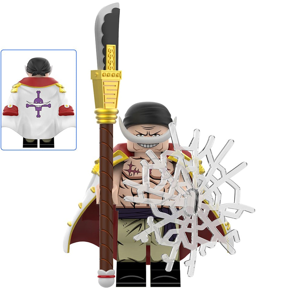Edward Newgate Custom One Piece Anime Minifigure - Minifigure Bricks
