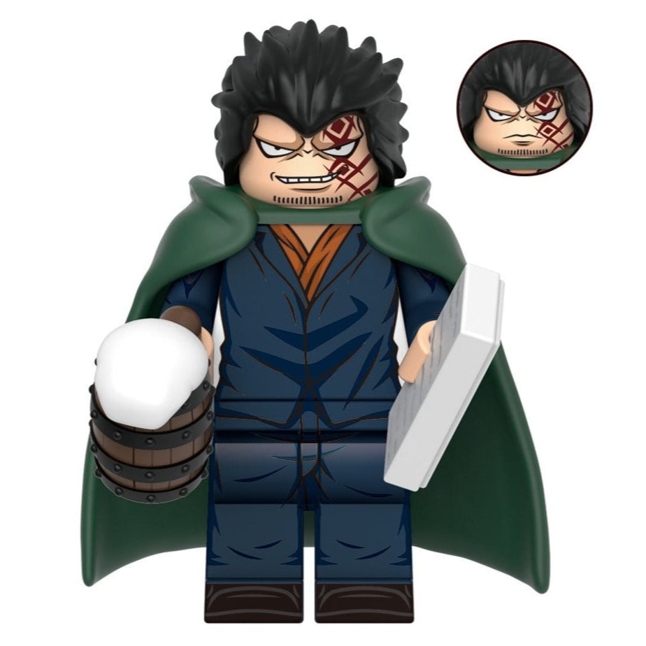 Monkey D. Dragon Custom One Piece Anime Minifigure - Minifigure Bricks