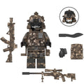 Commando Soldier Custom Military Minifigure - Minifigure Bricks