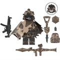 Engineer Soldier Custom Military Minifigure - Minifigure Bricks