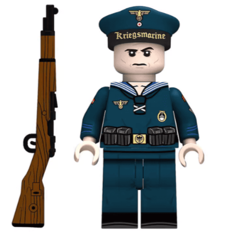 WW2 German Gefreiter-Funker Custom Military Minifigure - Minifigure Bricks