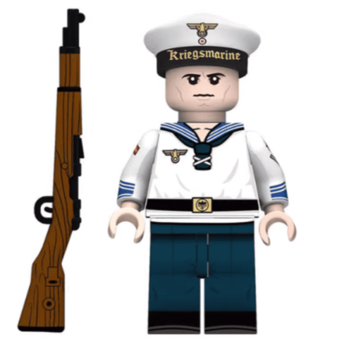 WW2 Military Gefreiter Custom Military Minifigure - Minifigure Bricks