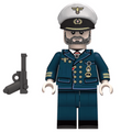 WW2 Military Oberleutnant zur See Custom Military Minifigure - Minifigure Bricks
