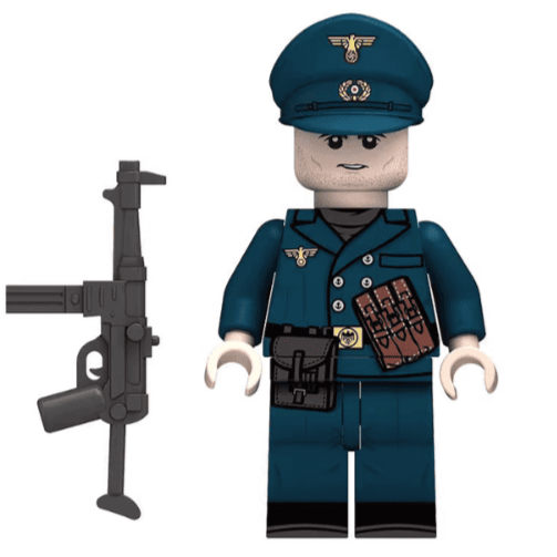WW2 Military Obermaat Custom Military Minifigure - Minifigure Bricks