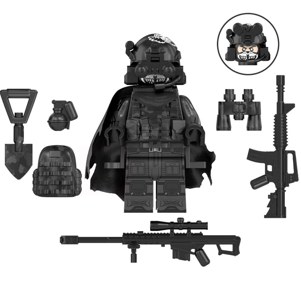 Sniper Custom Military Minifigure - Minifigure Bricks