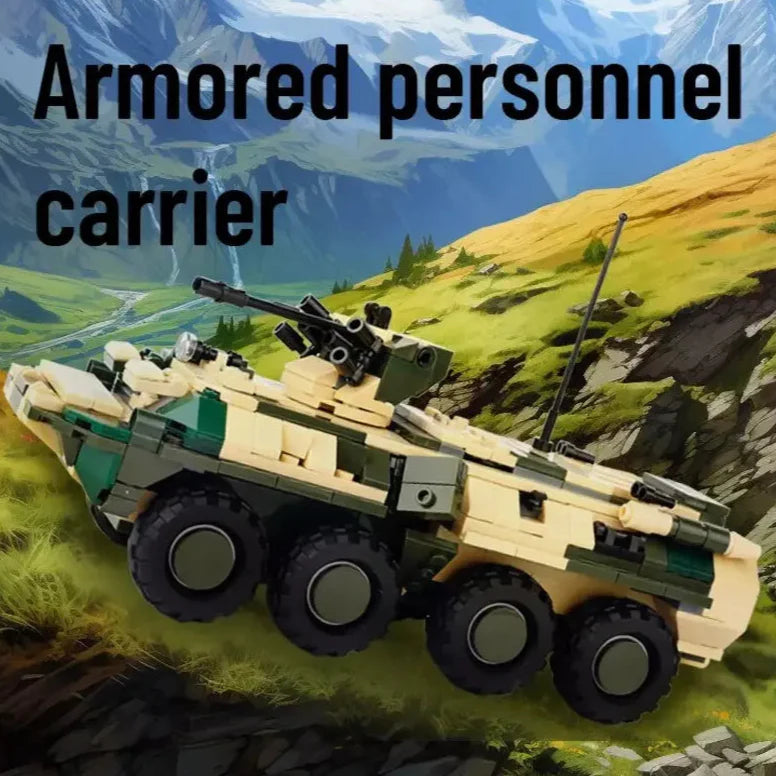 Russian BTR-82 Armored Personnel Carrier Custom Military MOC