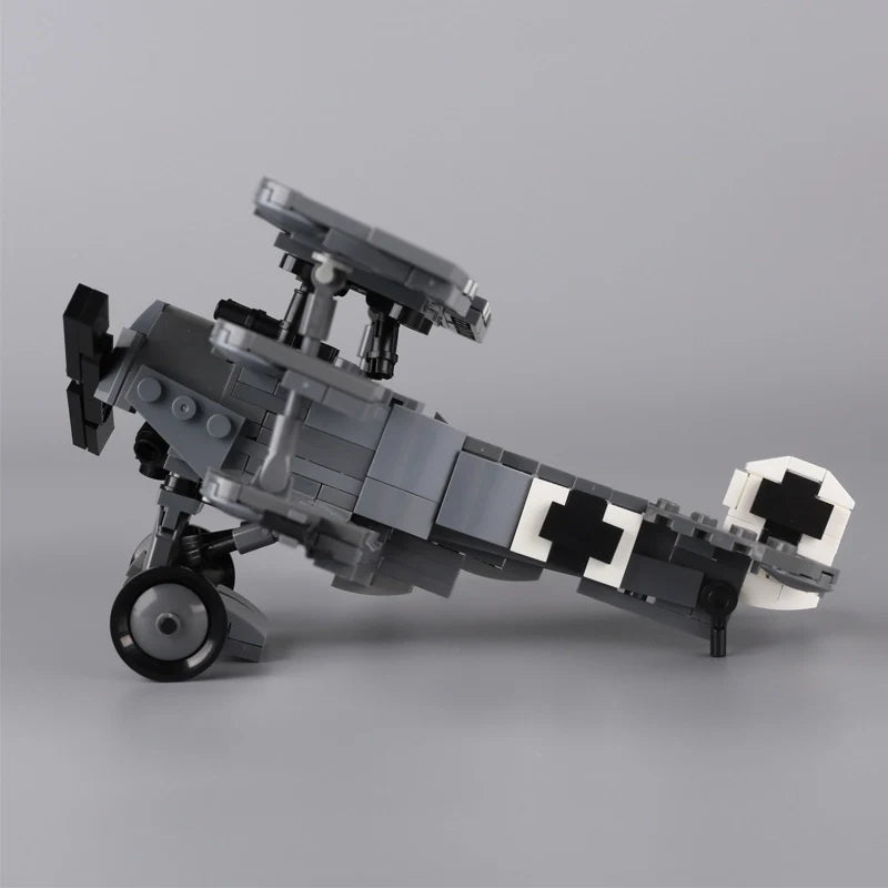 WW1 German Fokker Dr.I Fighter Aircraft Custom Military MOC