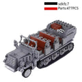 WW2 German Sd.Kfz. 7 Army Transport Custom Military MOC - Minifigure Bricks