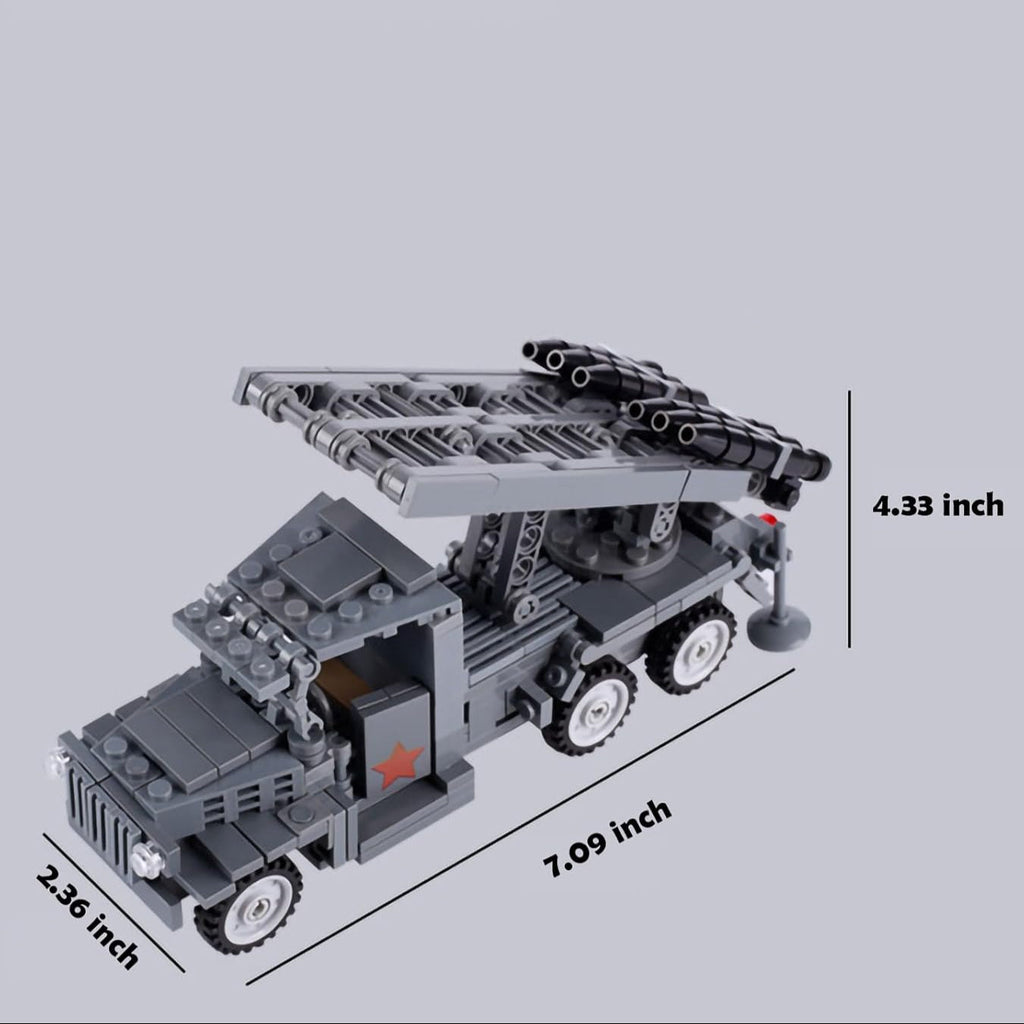 WW2 Soviet BM-13 Katyusha Rocket System Custom Military MOC