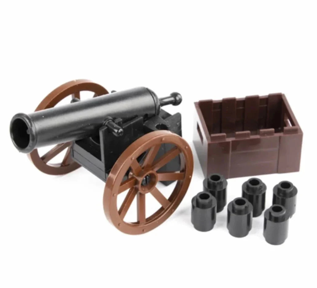 Military Artillery Cannon Custom Military MOC Set