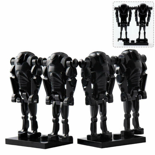 4 x Super Battle Droid custom Star Wars Minifigure - Minifigure Bricks
