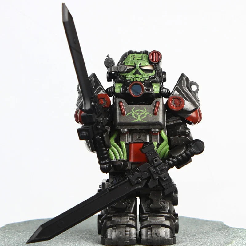 Radiation T-60 Power Armor Custom Fallout Minifigure - Minifigure Bricks