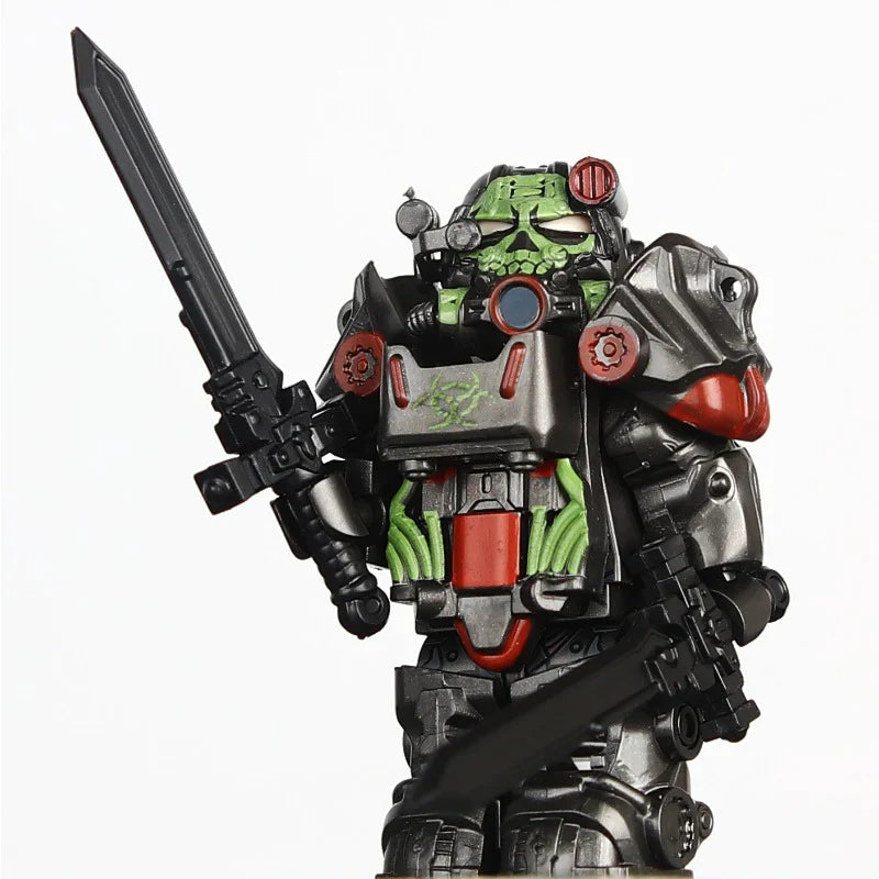 Radiation T-60 Power Armor Custom Fallout Minifigure - Minifigure Bricks