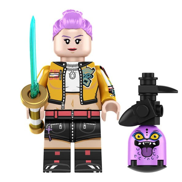 Rumi Kang Custom KPop Demon Hunters Minifigure - Minifigure Bricks