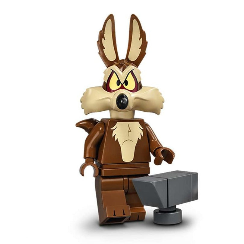 Wile E. Coyote Custom Looney Tunes Cartoon Minifigure - Minifigure Bricks