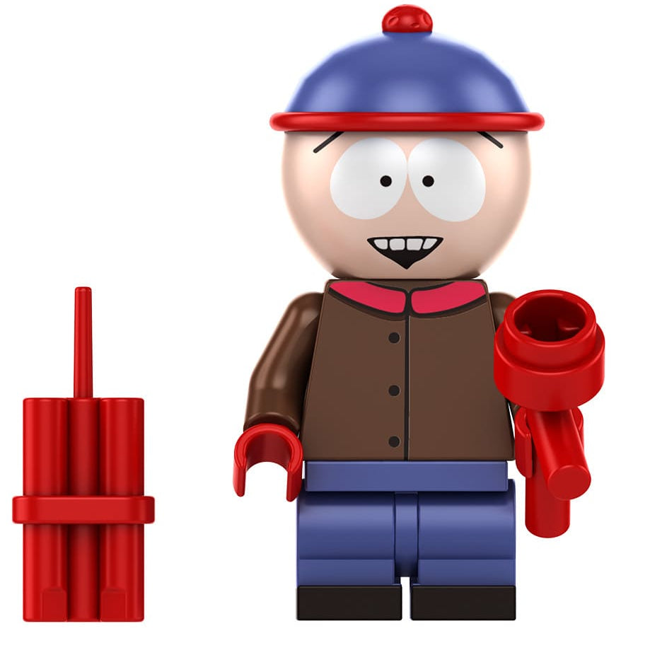 Stan Marsh Custom South Park Minifigure - Minifigure Bricks
