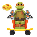 Michelangelo Mutant Ninja Turtles Minifigure - Minifigure Bricks