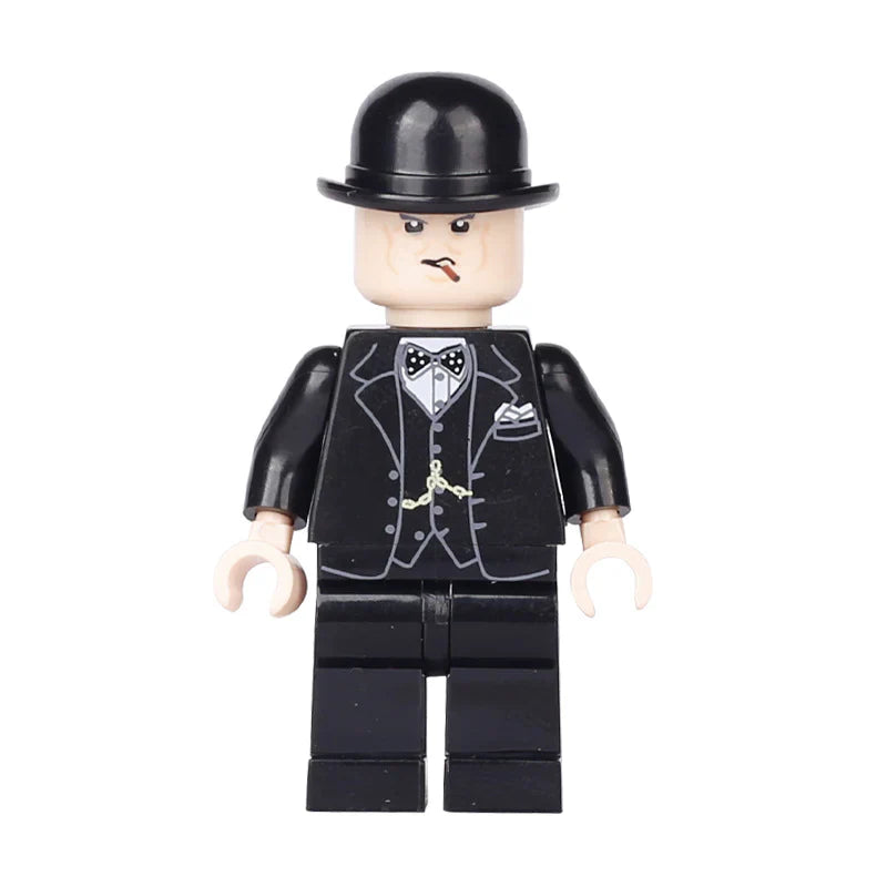Winston Churchill Custom Minifigure - Minifigure Bricks