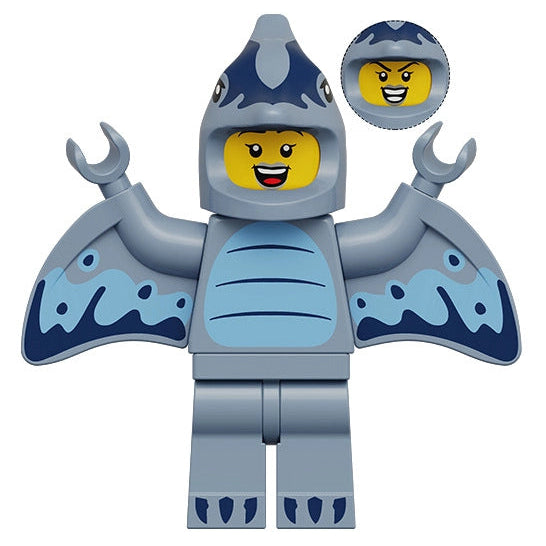 Pterosaur Costumed Fan Custom Minifigure