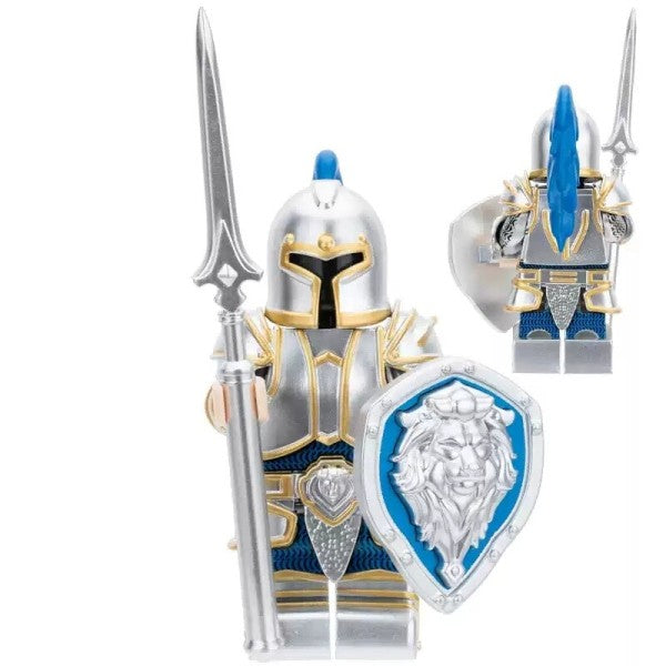 Stormwind City Gaurd Custom World of Warcraft Minifigure - Minifigure Bricks