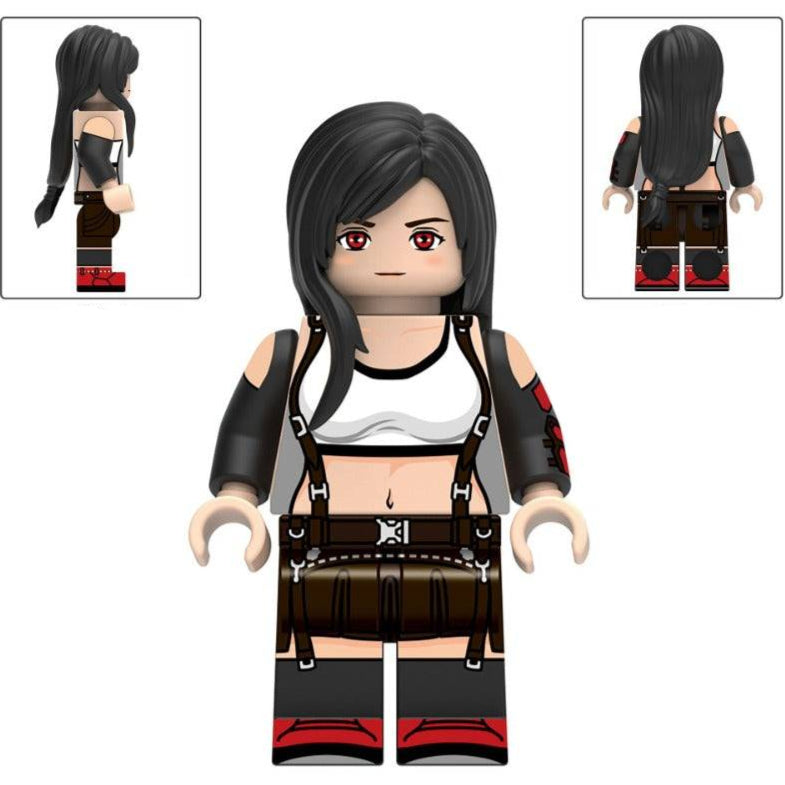 Tifa Lockhart from Final Fantasy VII Custom Minifigure - Minifigure Bricks