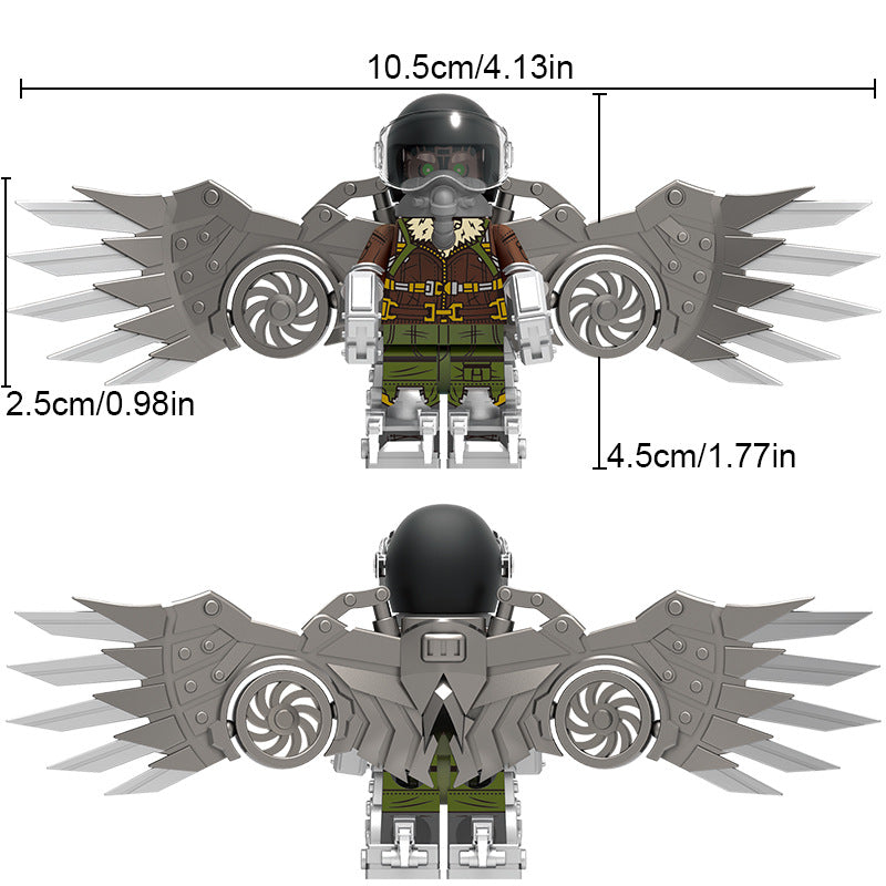 Vulture (MCU) Custom Marvel Superhero Minifigure