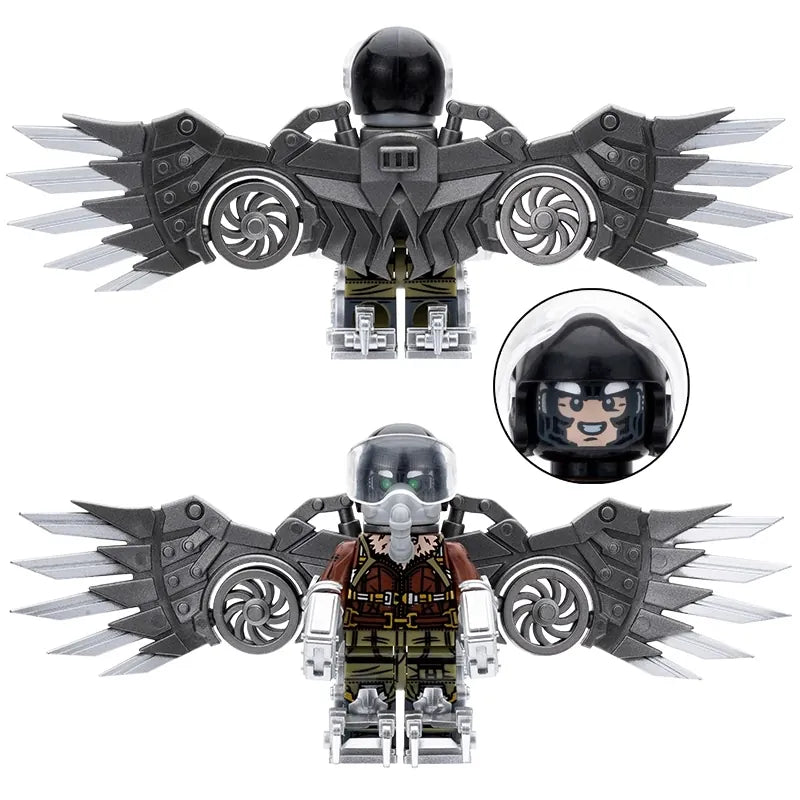 Vulture (MCU) Custom Marvel Superhero Minifigure