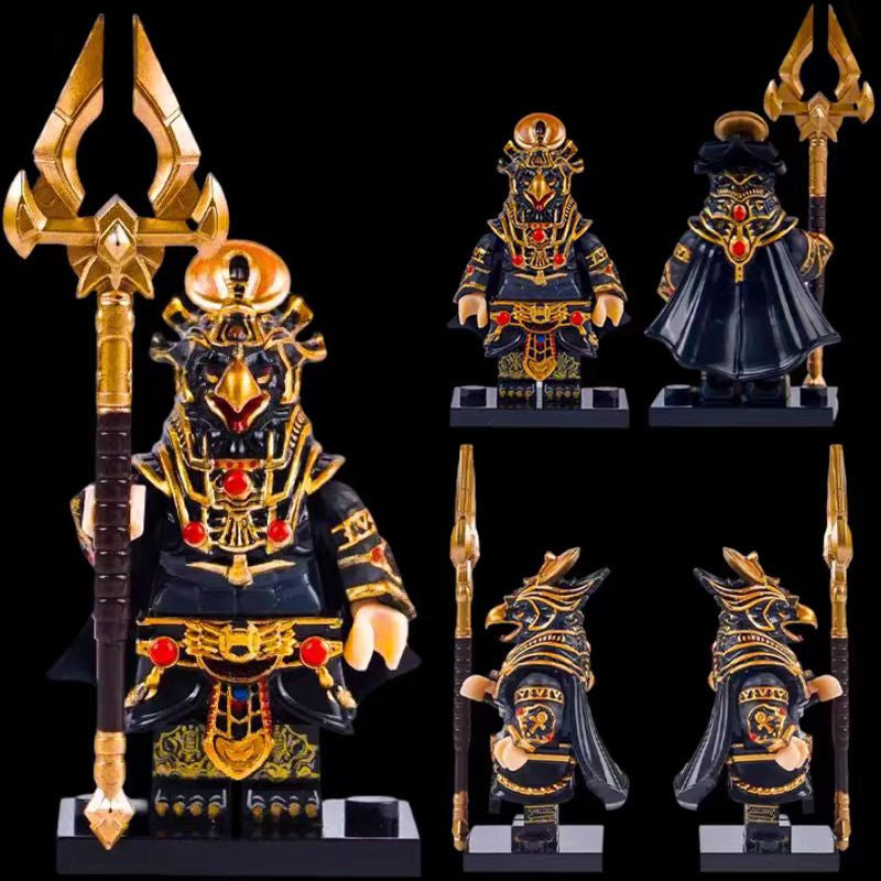 Ancient Egyptian Ra Custom History Minifigure - Minifigure Bricks