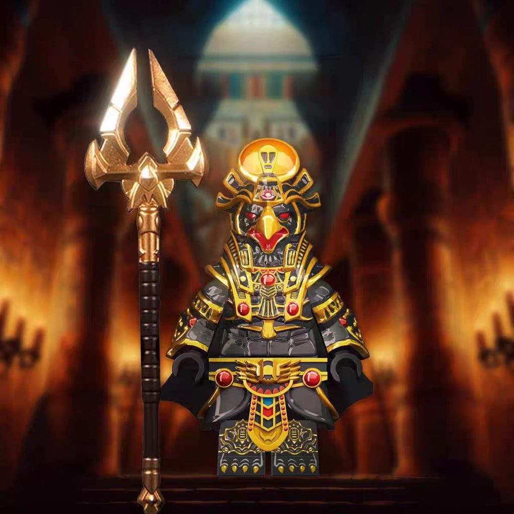 Ancient Egyptian Ra Custom History Minifigure - Minifigure Bricks