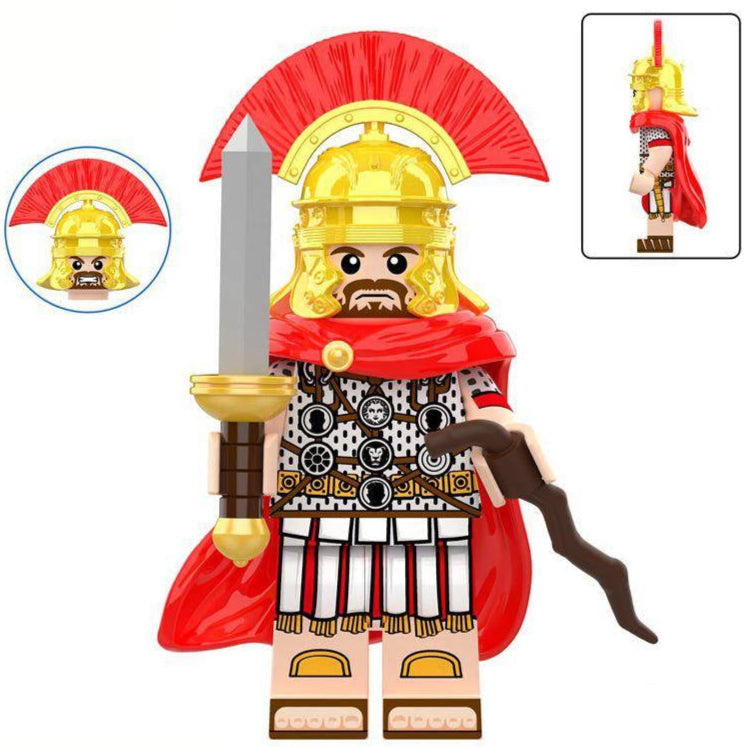 Roman Centurion Custom Roman Empire Minifigure - Minifigure Bricks