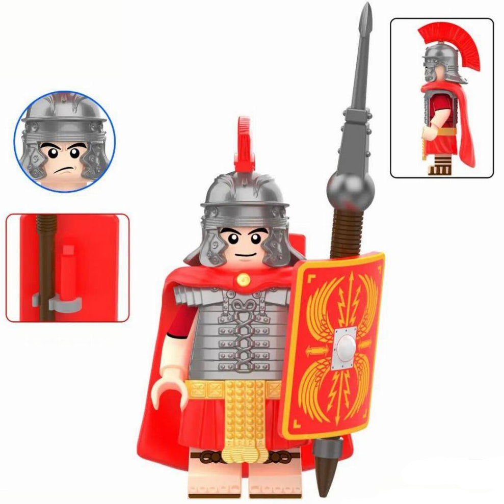 Roman Heavy Infantry Custom Roman Empire Minifigure - Minifigure Bricks