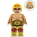 Hulk Hogan Custom Wrestling Icon Minifigure - Minifigure Bricks