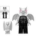 White Dragon Night Custom Dungeons and Dragons Minifigure - Minifigure Bricks