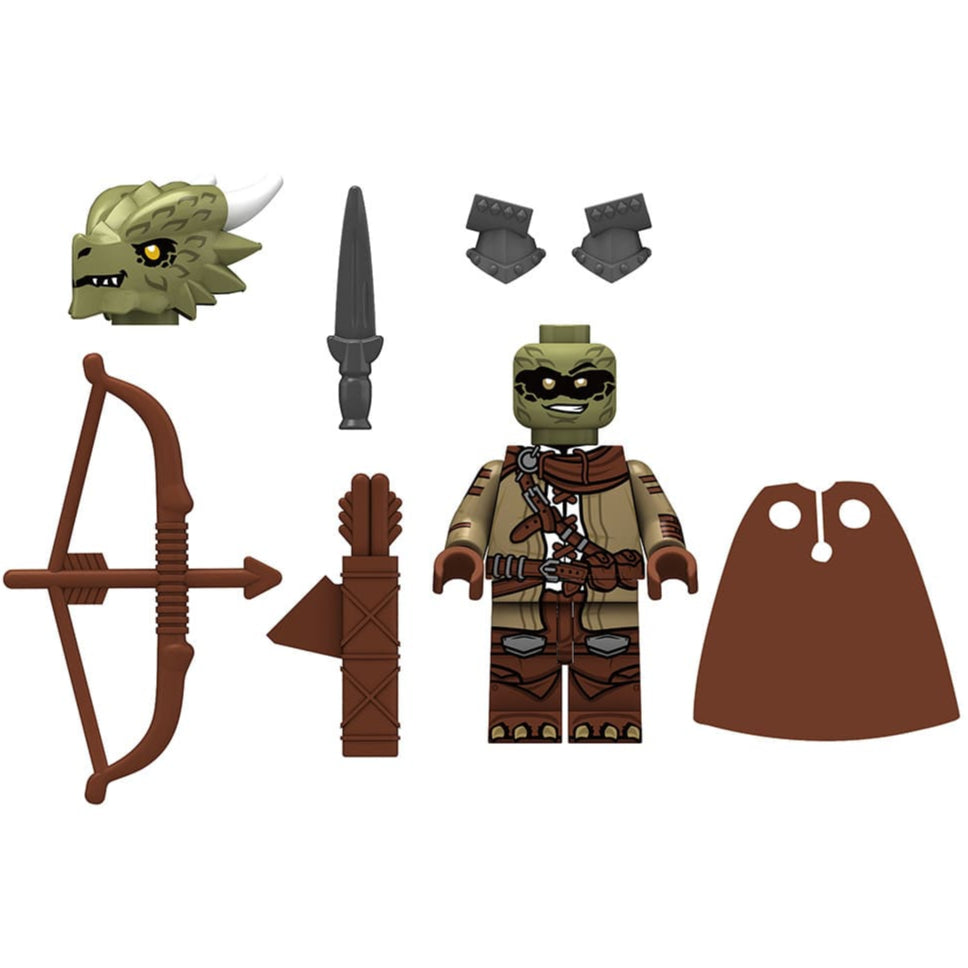 Ranger Dragon Knight Custom Dungeons and Dragons Minifigure - Minifigure Bricks