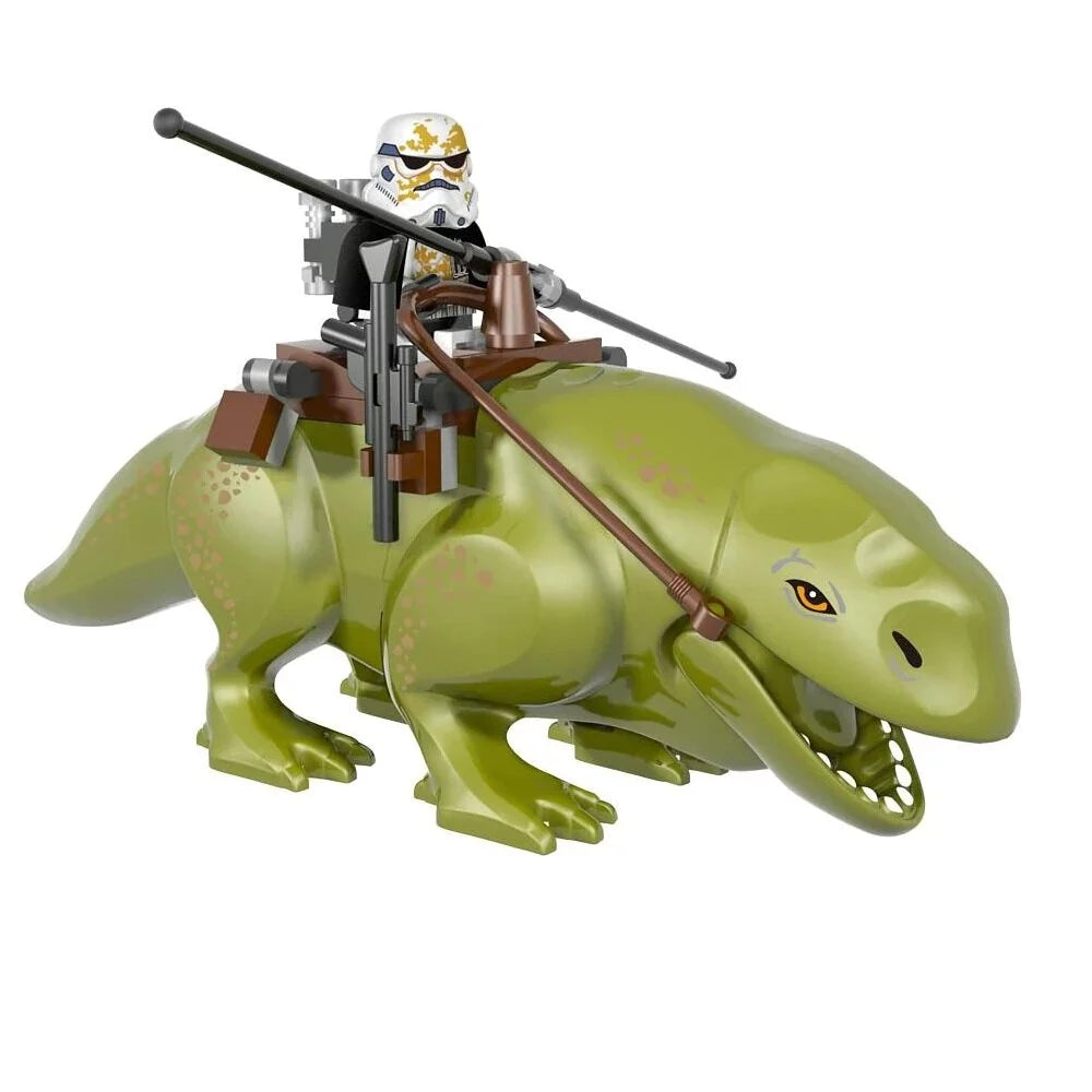 Dewback with Sandtrooper Rider custom Star Wars Minifigure - Minifigure Bricks