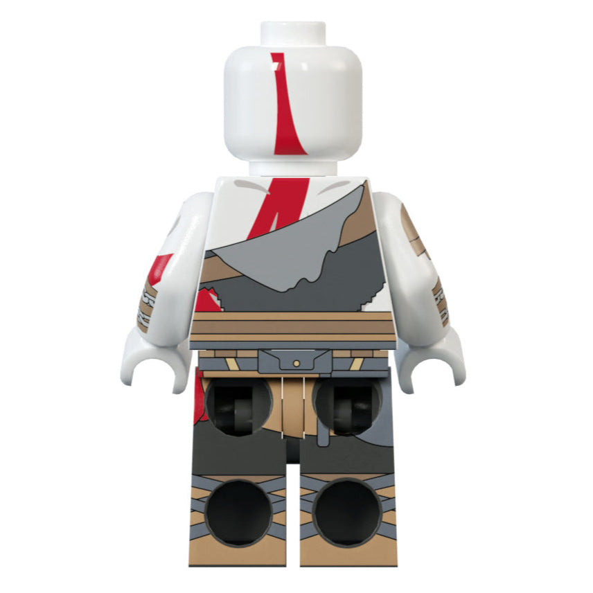 Kratos God of War Video Game Minifigure - Minifigure Bricks