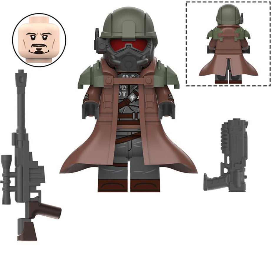 Elite Ranger Custom Fallout Minifigure - Minifigure Bricks