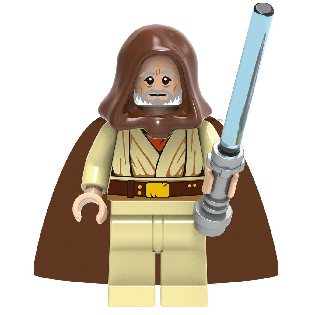 Obi-Wan Kenobi custom Star Wars Minifigure - Minifigure Bricks