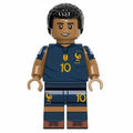 Kylian Mbappe Custom Minifigure Football Player - Minifigure Bricks