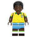 Pele Custom Minifigure Football Legend - Minifigure Bricks