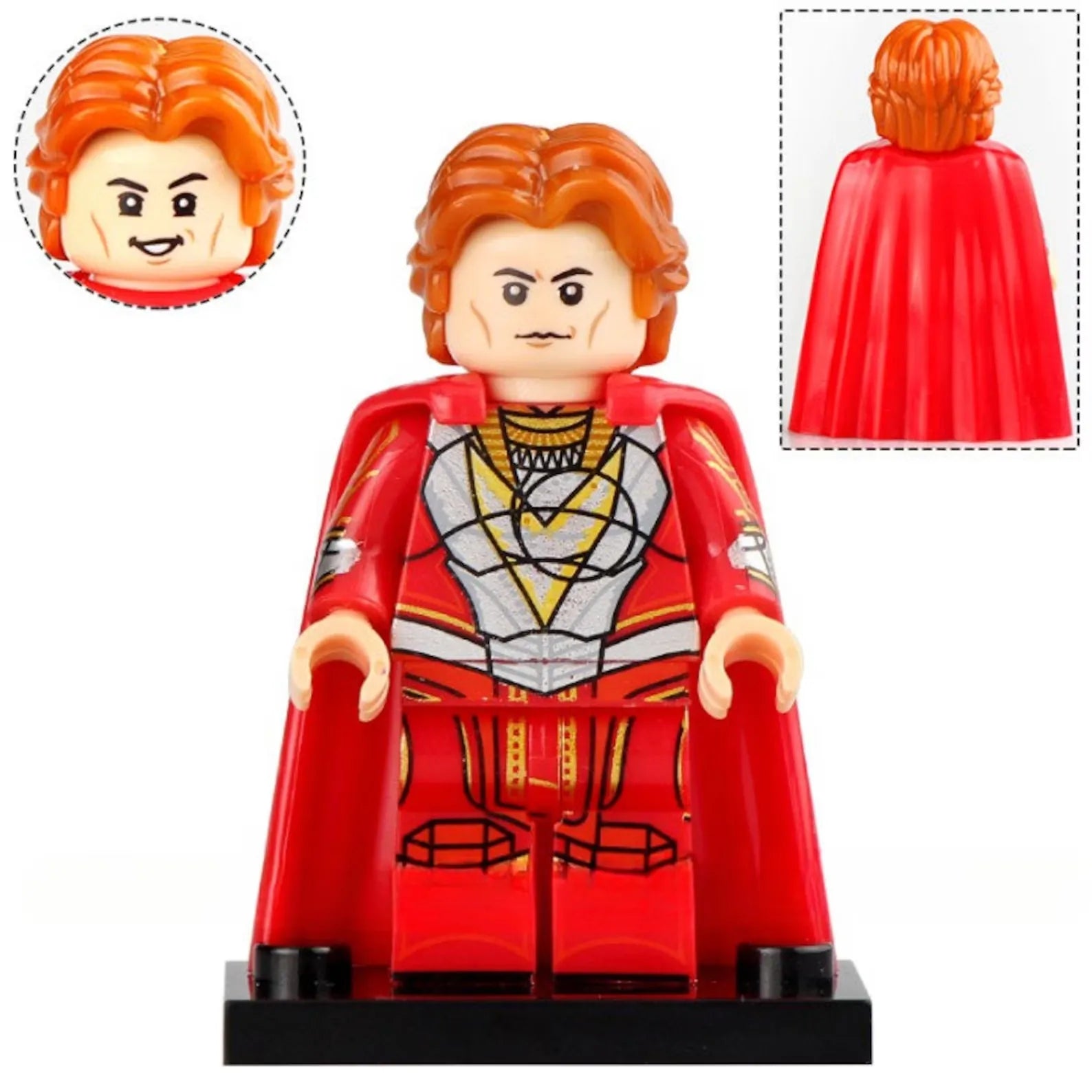 Starfox Custom Marvel Superhero Minifigure - Minifigure Bricks