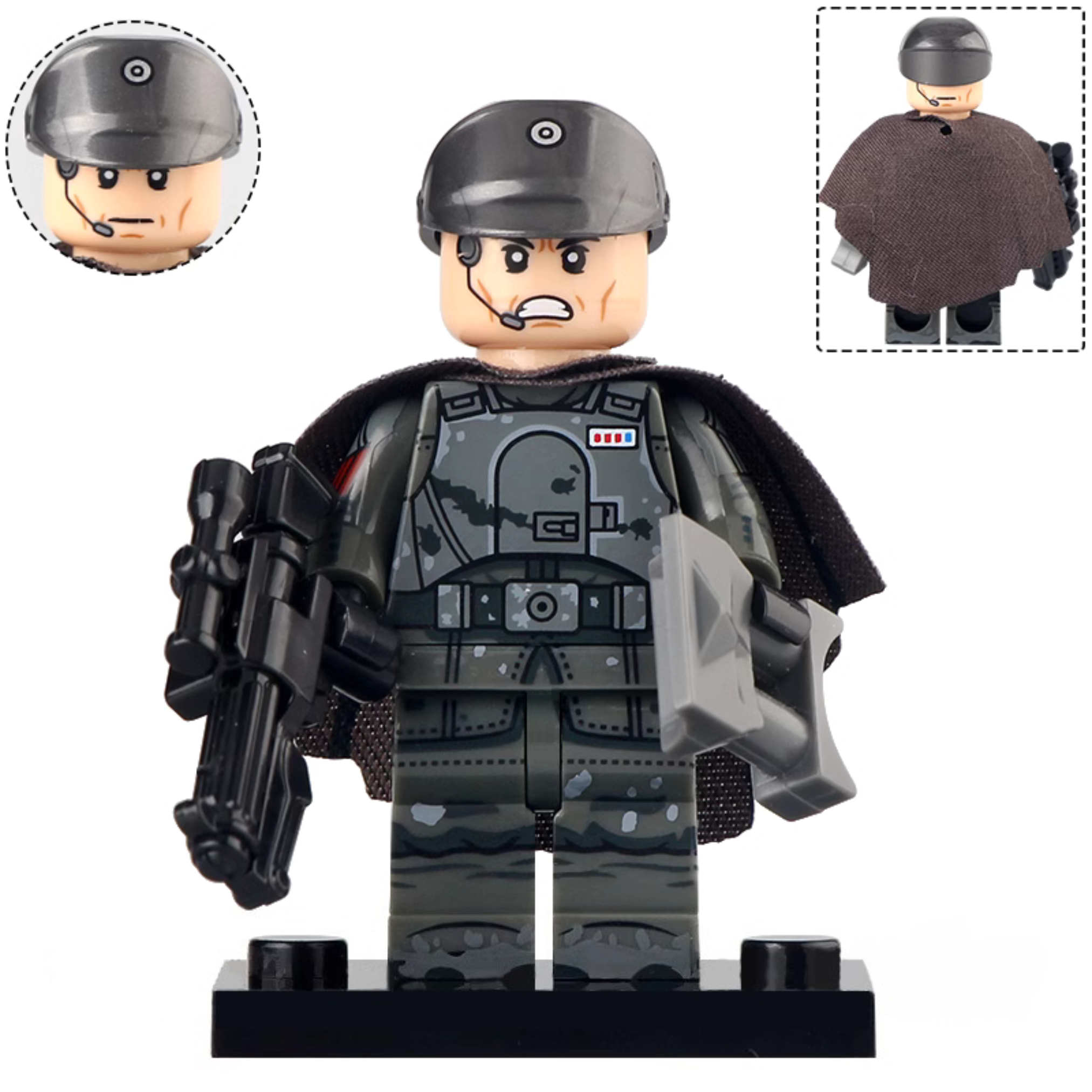 Imperial Mudtrooper Captain Custom Star Wars Minifigure - Minifigure Bricks