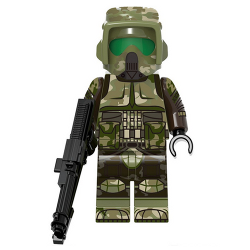 41st Scout Battalion Trooper Custom Star Wars Minifigure - Minifigure Bricks