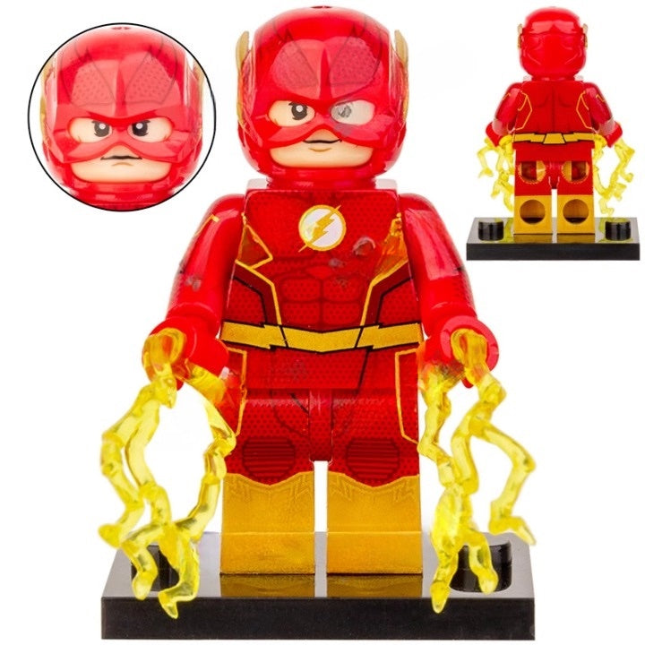 Flash Custom DC Comics Superhero Minifigure - Minifigure Bricks