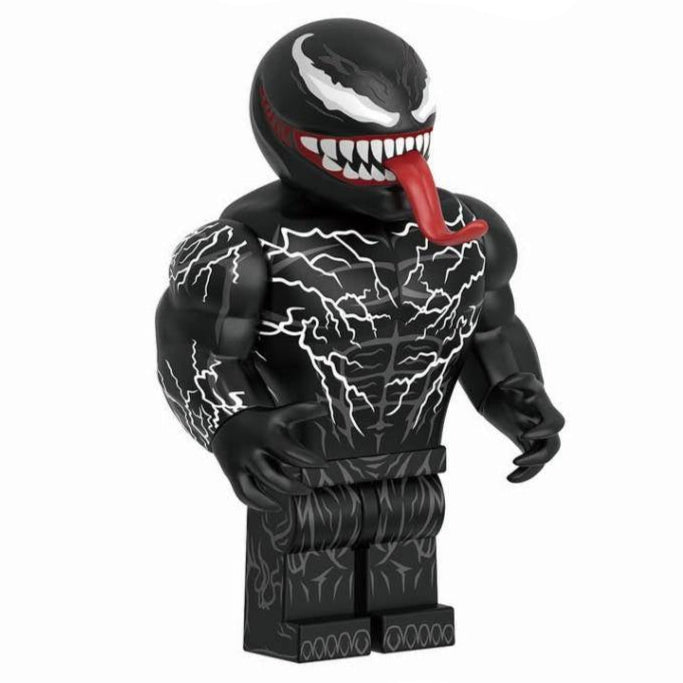 Venom Custom Marvel Superhero Minifigure - Minifigure Bricks